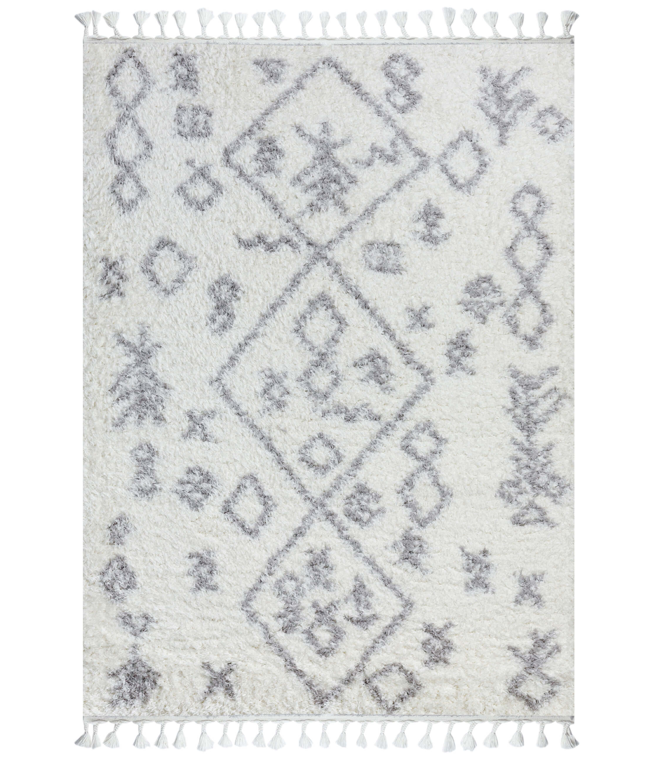 Marakesh White Gray Carpet 3532A